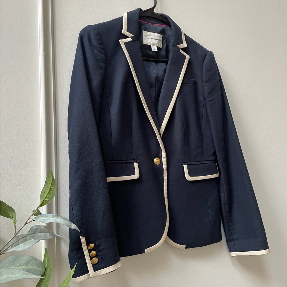 Banana Republic Navy Blazer